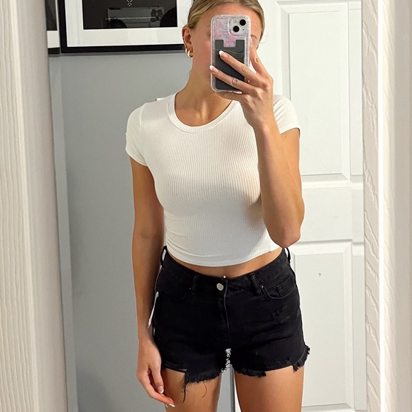 Pacsun Black Denim Shorts NWT
